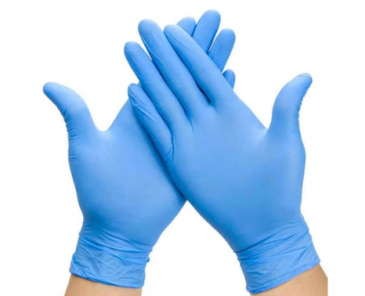 Nitrile Powder Free Gloves Blue - Small